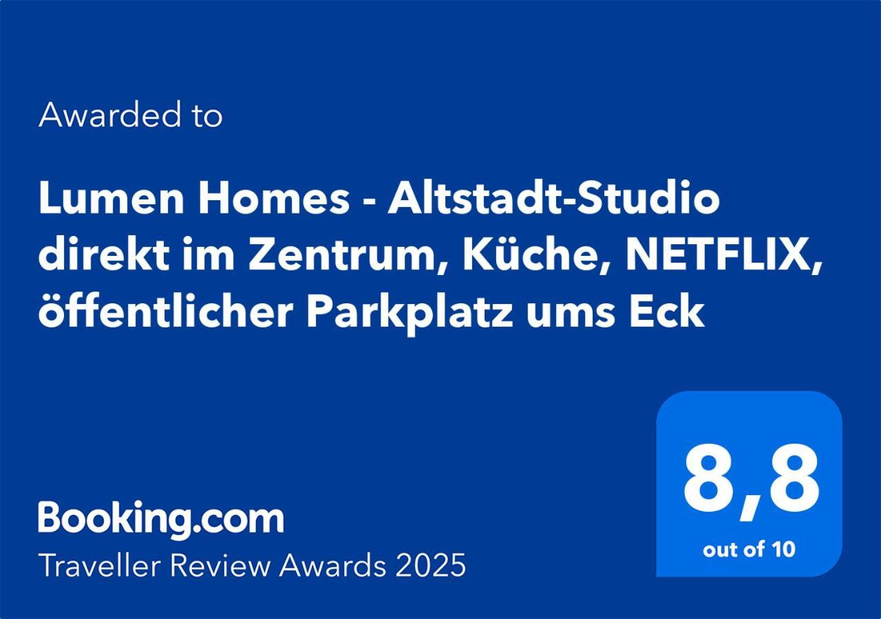 Lumen Homes - Altstadt-Studio Direkt Im Zentrum, Kueche, Netflix, Oeffentlicher Parkplatz Ums Eck Инголщат Екстериор снимка